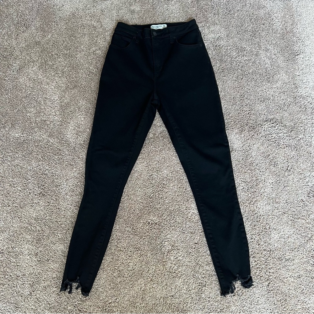 Women's Abercrombie High Waisted Curve Love Skinny Jeans